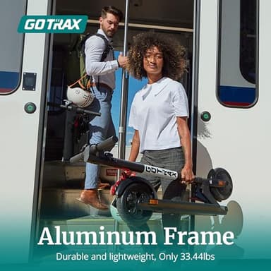 Gotrax Xr Elite Electric Scooter for Adult, 8.5" Pneumatic Tire, Max 16 Mile and 15.5Mph by 250W Motor, Bright Headlight and Taillight, Foldable Commuting Escooter, Matt Black - Image 4