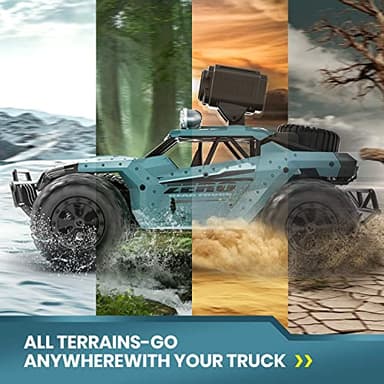 DEERC RC Cars DE36W Remote Control Car with 1080P HD FPV Camera, 1/16 Off-Road High Speed Monster Trucks for Kids Adults 60 Min Play - Image 7