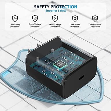 2025 New 45W Super Fast Charger USB C Android Phone Charger Fast Charging Replacement for Samsung Galaxy S25/S25 Ultra/S25+/S24 Ultra/S24/S24+/S23 Ultra/S23/S22/S20/S21/Note 10,Galaxy Tab, 6ft C Cable - Image 2