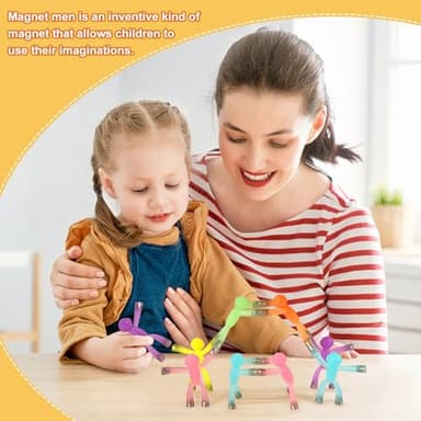 laleay 6pcs Magnetic Toys,People Figures for Kids, Adults Kids Gifts, Magnetic Men for Teens Gifts,Kids Sensory Toys - Image 4