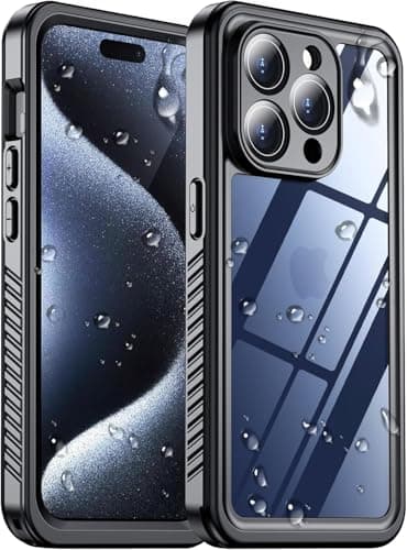 2025 New Designed for iPhone 15 Pro Max Case Waterproof, [Built-in Screen Protector & Glass Camera Protector][Full Body Shockproof][IP68 Underwater][Dropproof] Phone Case for iPhone 15 Pro Max 6.7" - Image 1