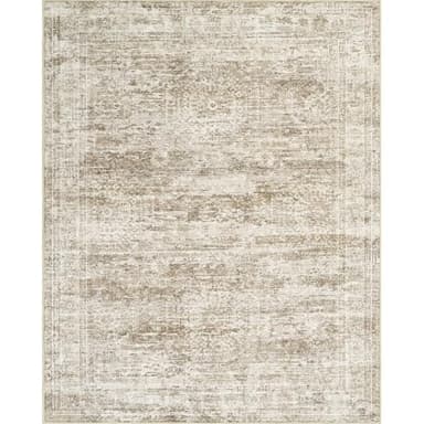 Soalmost Washable Area Rug 8x10, Large Soft Rugs for Living Room Vintage Area Rugs for Bedroom Dining Room Non-Slip Stain Resistant Brown Under Table Rug - Image 7