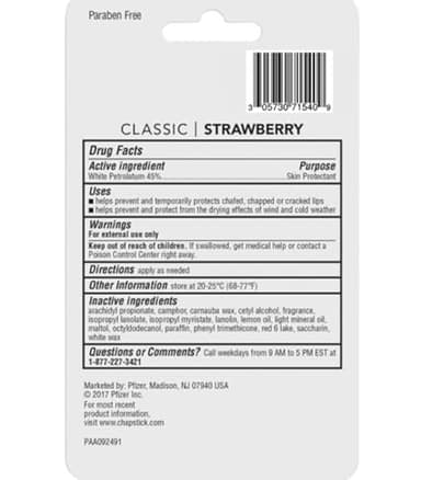 ChapStick Bulk Lip Balm Classic Strawberry, Lip Care Tubes, 0.45 oz, 216 ct case - Image 6