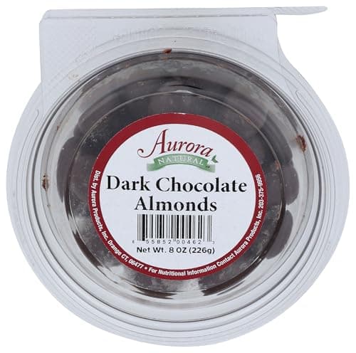 Aurora Products Dark Chocolate Almonds Car Cup, 8 OZ - Image 1
