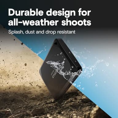 Crucial X10 Pro 1TB Portable SSD, Up to 2100MB/s Read, 2000MB/s Write, 3.2 USB-C, External Solid State Drive, Durable Storage for PC & Mac, for Professional Creators, Black - ‎CT1000X10PROSSD902 - Image 3