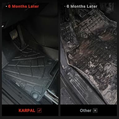 KARPAL Floor Mats Fit for Mazda CX5 2017-2025, All Weather TPE Guard Accessories Anti-Slip Car Mats, 1st & 2nd Row with Cargo Liner - Image 5