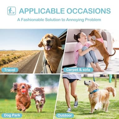 Avont 3 Pack Washable Female Dog Diapers, Reusable Period Diapers Cover for Girl Doggies Heat Cycle, Incontinence -Strawberry/Orange/Cherry(XL) - Image 5