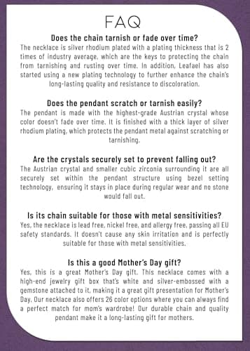 Leafael Necklaces for Women, Infinity Love Birthstone Heart Pendant with Light Sapphire Blue Crystal for March December, Birthday Jewelry Gifts for Her, Mom, and Wife, Silver Plated, 18 + 2 inch Chain - Image 7