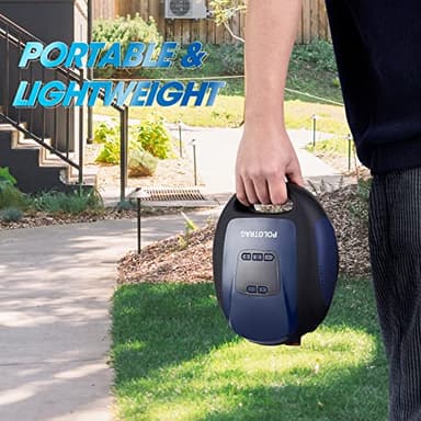 Polotrag Paddle Board Pump, SUP Electric Pump, Professional 20 PSI Portable Air Compressor with Auto-Off, Deflation Function and 12V Car DC Air Pump for Inflatables, Kayaks and Boats - Image 4