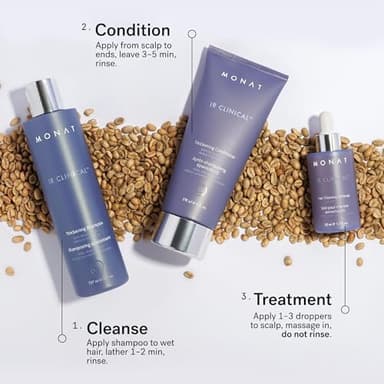 MONAT IR Clinical System – Complete Hair Care Restoration Kit with Thickening Shampoo, Conditioner & Thinning Defense Serum – Strengthens, Protects, & Revives Hair for Thicker, Fuller-Looking Results - Image 8