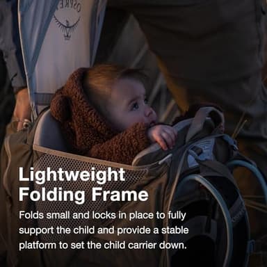 Osprey Poco LT Lightweight Child Carrier Backpack, Deep Peyto - Image 5