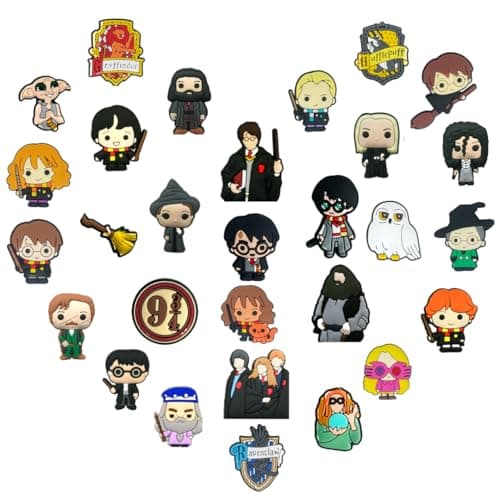 IVASKY 30 PCS Cute Cartoon Anime Shoe Charms for Kids Boys Girls Men Women PVC Wristband Sandals Clog Accessories Party Favors Pins and Decoration - Image 1