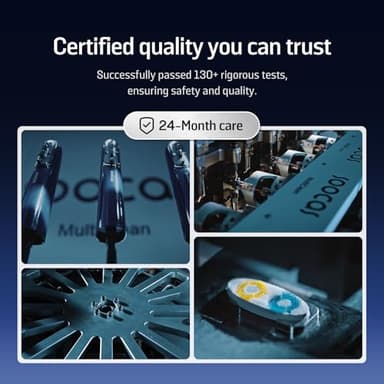 Soocas NEOS II - Electric Toothbrush with Water Flosser, Sonic Electric Toothbrush for Adults, Cordless Water Flosser for Travel, Portable Oral Irrigator, Up to 100% Plaque Removal, Dark Violet - Image 9