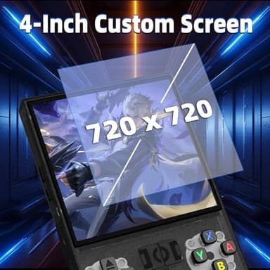 R36MAX Retro Handheld Game Console, 18000+ HD Games Mini Retro Video Console, 4.0 Inch IPS Screen, 64GB Memory, Portable Arcade Video Gaming Console Gift for Adults, Black - Image 7