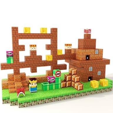 Magnetic Blocks Building Toys - Build Mine Magnet World Set Toddler Kids Sensory Toys for Boys & Girls Ages 3-5 5-7 8-12, 1'' Magnetic Cubes Game Classroom Must Haves Decor School Supplies - Image 9