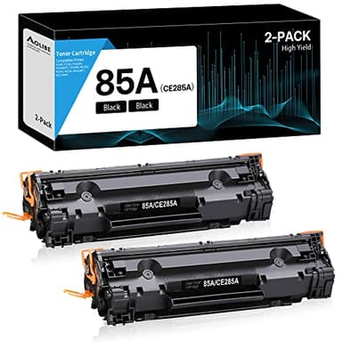 AOLIBE 85A CE285A Compatible Black Toner Cartridge Replacement for HP CE285A 85A Toner Cartridge Use for P1102w P1102 P1109W M1217nfw M1212 M1212nf M1217 Pro Printer [2-Pack] - Image 1