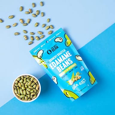 The Only Bean - Crunchy Roasted Edamame Beans (Sea Salt) - Keto Snacks (2g Net) - High Protein Healthy Snacks (14g Protein) - Low Carb, Gluten-Free Snack, Vegan Food - 4 oz (3 Pack) - Image 3
