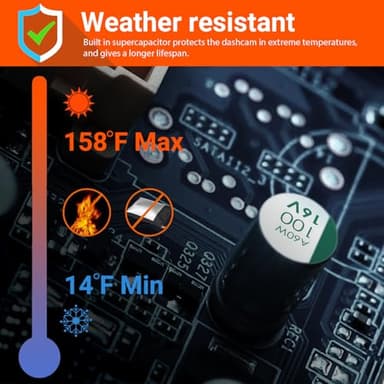 VANTRUE N4 3 Channel Dash Cam, 4K+1080P Dual Channel, 1440P+1440P+1080P Front Inside Rear Three Way Triple Car Dash Camera, IR Night Vision, Capacitor, 24 Hours Parking Mode, Support 256GB Max - Image 8