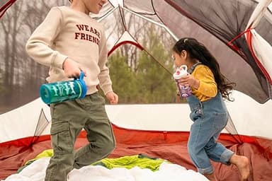 CamelBak Eddy+ 14oz Kids Water Bottle with Tritan Renew – Straw Top, Leak-Proof When Closed, Nautical Picnic - Image 2