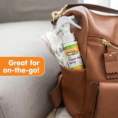 Baby Diaper Rash Cream Spray by Boogie Bottoms, No-Rub Touch Free Application for Sensitive Skin, Over 200 Sprays per Bottle, 1.7 oz, Pack of 3 - Image 8