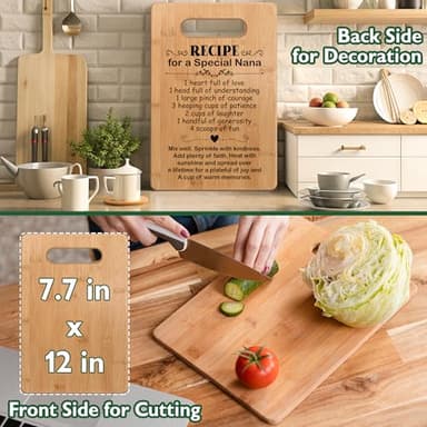 Popular Birthday Gifts for Nana, Cutting Board Gift for Nana, Cute Grandma Gifts from Grandchild, Mother's Day Gifts for Nana - Image 4