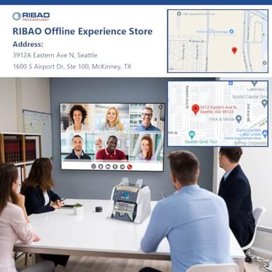 RIBAO BC-40 Mixed Denomination Money Counter Machine, Value Counting, Bill Counter Multi Currency, CIS/UV/MG/IR Counterfeit Detection for Business - Image 9