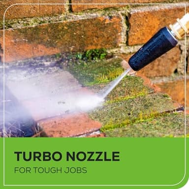 Greenworks 2700 PSI Pressure Washer (2.3 GPM Max) with Foam Cannon - Powerful Enough to Remove Pesky Dirt and Grime on Siding, Fences, Patios, Driveways, and Sidewalks - Image 5