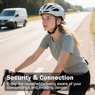 MARLALL Swimming Bone Conduction Headphones with Night Safety Light, IP68 Waterproof MP3 Mode Underwater Swimming Headphone, Wireless Sport Open Earphones Bluetooth 5.4 Earbuds,Chrome Silver - Image 4