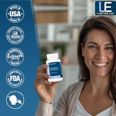 Life Enhancement High Absorption Potassium Supplement for Muscle, Brain & Bone Health - No Additives High Potency Elemental Potassium Supplement is Made in USA (240 Capsules – 120 Servings) - Image 5