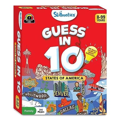 Skillmatics Guess in 10 States of America, Educational Travel Toys for Boys, Girls, and Kids Who Love Card Games, Board Games, Geography and History, Gifts for Ages 8, 9, 10 and Up - Image 8