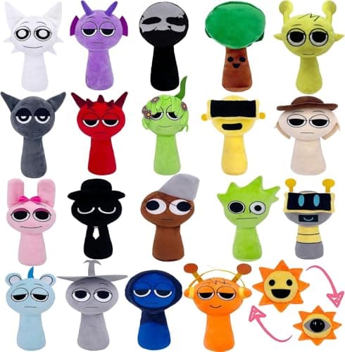 Plush Toys, Horror Games Plushies Toy for Fans, Soft Stuffed Animal Pillow Figure Doll Christmas Birthday Gifts for Adult Kids (20Pcs) - Image 1