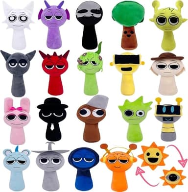 Plush Toys, Horror Games Plushies Toy for Fans, Soft Stuffed Animal Pillow Figure Doll Christmas Birthday Gifts for Adult Kids (20Pcs) - Image 1