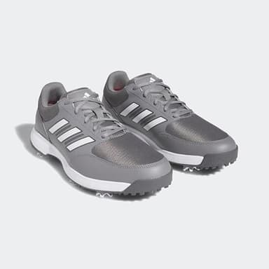 adidas Men's Tech Response 3.0 Golf Shoes, Grey Four/Footwear White/Grey Three, 10.5 - Image 4