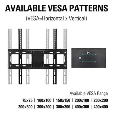 Mounting Dream TV Wall Mount for Most 32-65 Inch TV, Full Motion TV Mount with Dual Arms, Wall Mount Bracket with Swivel and Tilt, Fits 16", 18", 24" Studs, Max VESA 400x400mm, 99 LBS, MD2380-24K - Image 8
