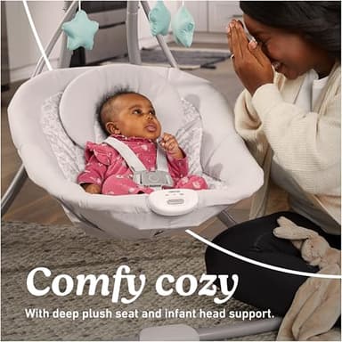 Graco Simple Sway Swing, Ivy - Image 3
