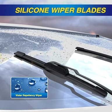 5 PLUS® Silicone Windshield Wipers Replacement for 2010-2018 2019 2020 2021 2022 2023 2024 Toyota 4Runner Wiper Blades(Set of 3),Automotive Replacement Windshield Wiper Blades For My Car-24"/20"/12" - Image 3