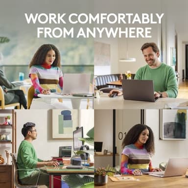 Logitech MX Anywhere 3S Compact Wireless Mouse, Fast Scrolling, 8K DPI Any-Surface Tracking, Quiet Clicks, Programmable Buttons, USB C, Bluetooth, Windows PC, Linux, Chrome, Mac - Rose - Image 9