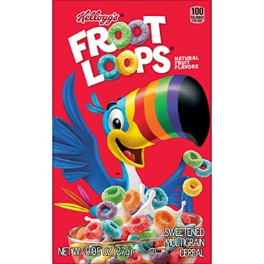 Kellogg's Froot Loops, Breakfast Cereal, Original, .95oz (70 Count) - Image 7
