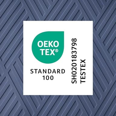 TOWN & COUNTRY BASICS Basketweave Soft Silicone Oven Mitt 2-Pack Set, Heat Resistant up to 500F, Flexible Silicone, Non-Slip Grip, Blue, 7.5"x13" - Image 7