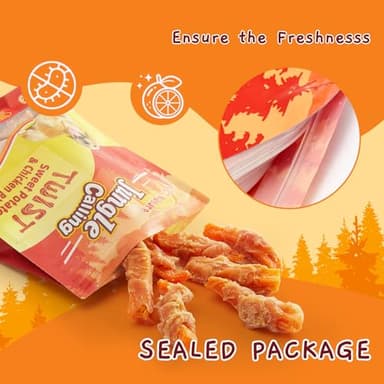 Jungle Calling Chicken & Sweet Potato Dog Treats – Gluten-Free, Grain-Free, High-Protein Natural Chews for Medium/Large Breeds, Edible Pet Snacks,10.6 oz - Image 8