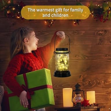 Styleonme Decor Mobile Outdoor, Solar Waterproof Hummingbird Lights with Butterfly, Gifts for Mom Women Grandma, Hummingbird Lovers Gifts, Lanterns with Stake for Yard Corridor Garden Decor - Image 5