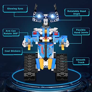 Henoda Robot Toys for 8-16 Year Old Boys Girls Kids with APP or Remote Control Science Programmable Building Block Kit, STEM Projects Educational Birthday Gifts - Image 2