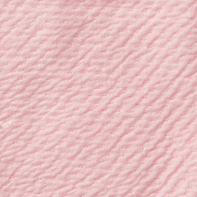 HonestBaby Matelasse Reversible Receiving Blanket 100% Organic Cotton for Baby Boys, Girls, Pattern Play White/Pink, One Size - Image 3