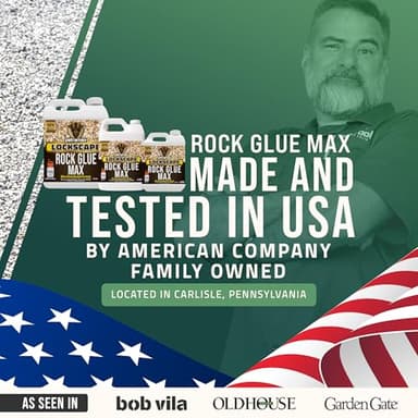 Petra Max Rock Glue for Landscaping, 32 Ounce - Ground Coverage & Pet Safe Mulch Glue for Rocks - Lockdown Gravel/Pebbles/Stones - Sticky Clear Gravel Binder & Decomposed Granite Stabilizer (50 Sq Ft) - Image 7