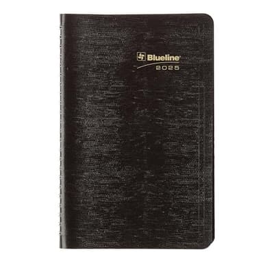 Blueline® 2025 Plan & Link™ Essential Weekly Planner, Appointment Book, 12 Months, January to December, 8" x 5", Black (C5075.81T-25) - Image 2
