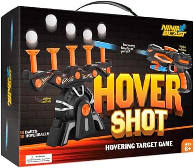 Hover Shot Shooting Toy for Kids - Ball Target Game for Nerf Guns - Cool Birthday Gifts Toys for Boys Age 6+ Year Old Boy Best Teenage Gift Idea - Gun, Targets & Darts - Powered by Plug or Batteries - Image 1