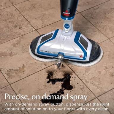 Bissell® SpinWave Hard Floor Expert Corded Spin Mop Cleaner with Washable mop Pads for Sealed Hard Floors, 20393 - Image 4