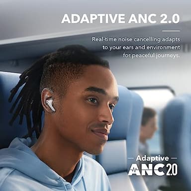 Soundcore by Anker Liberty 4 NC Noise Cancelling Earbuds, 98.5% Noise Reduction, Adaptive Noise Cancelling to Ears and Environment, Hi-Res Sound, 50H Battery, Wireless Charging, Bluetooth 5.3 - Image 3