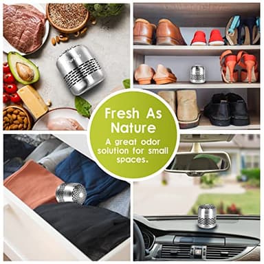 Purriko Refrigerator Deodorizer,Lasts for 10 Years,Refrigerator Odor Eliminator,Fridge Deodorizer,More Effective Than Baking Soda Bamboo Air Purifying Bags - Image 7