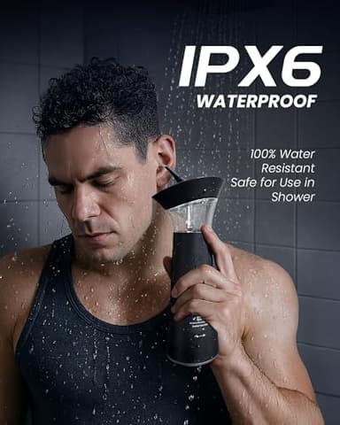 Electric Ear Wax Removal with Separated Dual Tank, IPX6 Waterproof Ear Cleaner Kit, Water Temperature Detection, FSA/HSA Eligible & Ergonomic Upright Rinse Design, USB-A to C Cable - Image 6